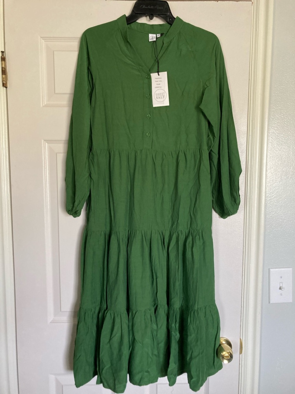 Green Tiered Dress